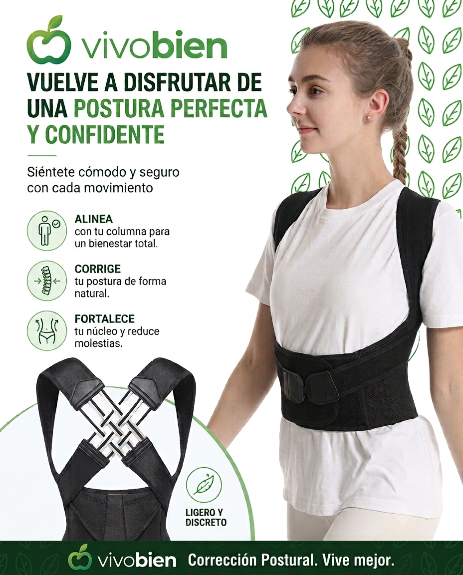 Chaleco corrector de postura ortopédico