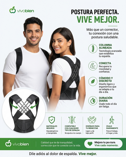 Chaleco corrector de postura ortopédico