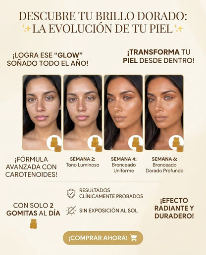 🍊 Gomitas Bronceado Dorado