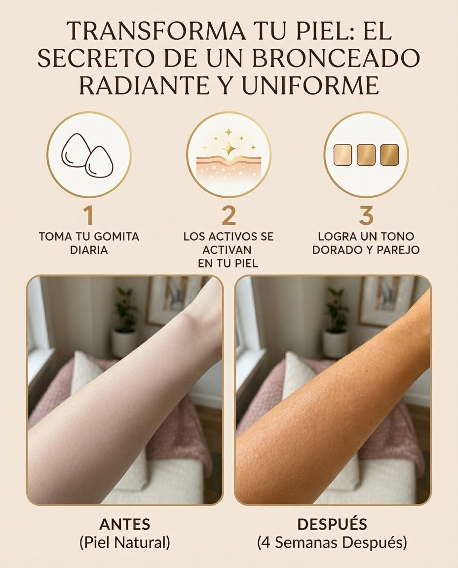 🍊 Gomitas Bronceado Dorado
