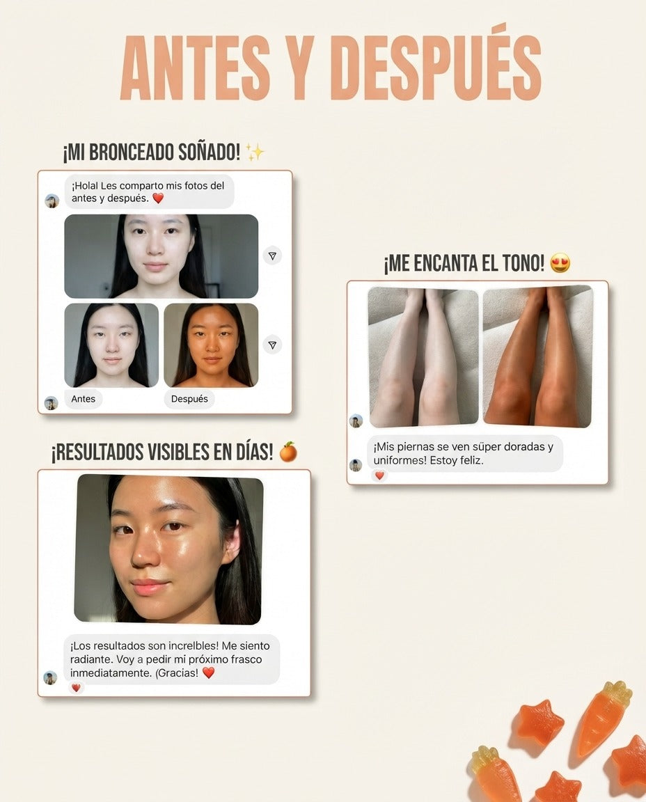 🍊 Gomitas Bronceado Dorado