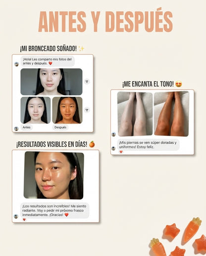 🍊 Gomitas Bronceado Dorado