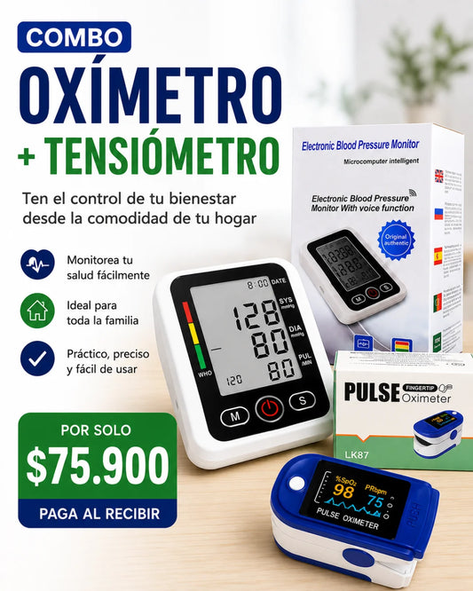 Combo Oxímetro y Tensiometro